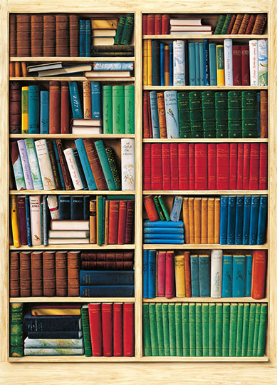 Fotomural de Libros, Biblioteca